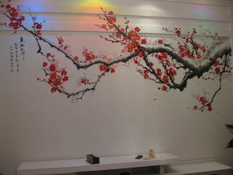 已經(jīng)入住的房子，墻畫繪制時會不會弄臟家具？